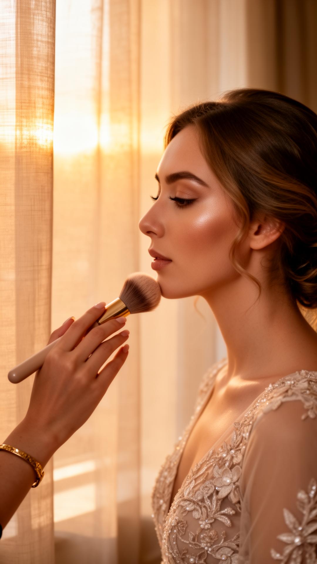 Bridal makeup editorial