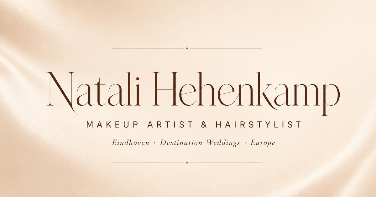 Bruidsmake-up door Natali Hehenkamp